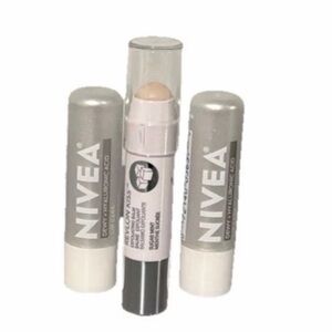 2 Nivea hyaluronic acid  Balm Set -1 Revlon exfoliating lip care